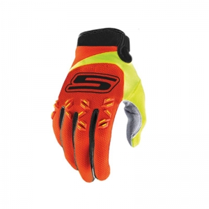 SIFAM - Gants S-LINE Offroad - ORANGE / JAUNE FLUORESCENT - [XXL / 2XL] [HOMOLOGATION CE]