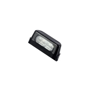 SIFAM - PLASTIC LICENSE PLATE LIGHT WITH 4 [LED]S, HOLE DISTANCE 45mm, BLACK