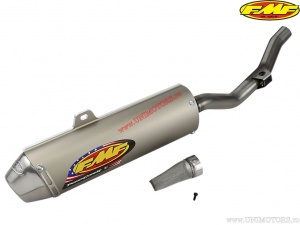 Silencieux d'échappement FMF Powercore 4 pour Yamaha TW 200 ('87-'98) / TW 200 Trailway ('87-'21) - (aluminium - acier) - FMF