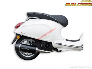 Sistema de escape RX negro (3217684.K0) - homologado - Vespa Primavera ABS 125i IGET AIR 4T 3V E4 '16-'20 (homologado en la UE) 