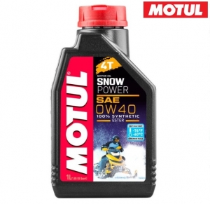 Snowmobile Oil - ATV 0W40 Motul Snow Power 4T 1 Liter - 100% Synthetic - Motul