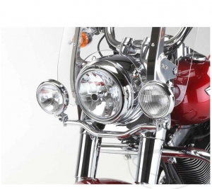 Soporte de faro cromado - Harley Davidson FLD 1690 Dyna Switchback ABS ('12-'14) - JM