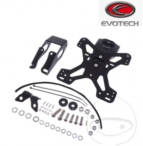 Soporte de matrícula Evotech - Kawasaki ZX-6R 636 G Ninja ABS ('19) / Kawasaki ZX-6R 636 G Ninja KRT ABS ('19) - JM