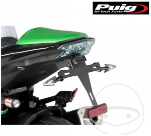 Soporte de portaplacas Puig - Kawasaki Z 800 A ('13-'16) / Kawasaki Z 800 B ABS ('13-'17) - JM