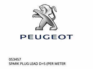 SPARK PLUG LEAD D=5 (PER METER - 053457 - Peugeot