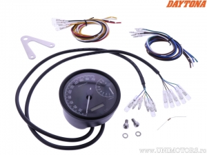 Speedometer - 200 km/h and tachometer - 9000 rpm DAYTONA VELONA black D: 87.3/80mm - Daytona