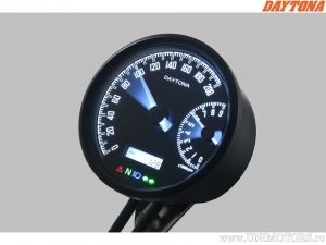 Speedometer - 200 km/h and tachometer - 9000 rpm DAYTONA VELONA black D: 87.3/80mm - Daytona