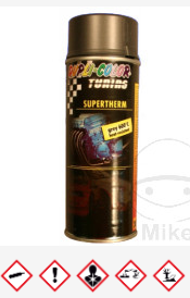 Spray agarre del tubo de escape 400ml resistencia 600°C mate - JM