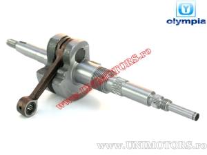 Standard crankshaft Olympia - Benelli 491 / Derbi Vamos / Italjet Formula / Malaguti Crosser / Suzuki AP50 / Address 50cc 2T