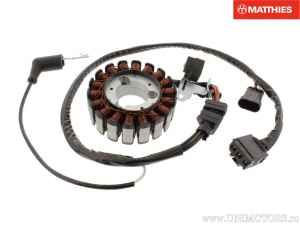 Stator alternateur - Aprilia Atlantic 300 / Piaggio Beverly 125 / MP3 300 / Vespa GTS 300 / GTV 300 / Sei Girorni II 300 - JM