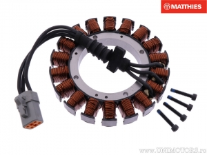 Stator alternateur - Harley Davidson FLSTC 1450 / FLSTCI 1450 / FLSTF 1450 / FLSTFI 1450 / FLSTFSE 1690 / FLSTI 1450 - JM