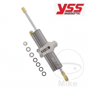 Steering damper 90 mm silver YSS clamp A - Ducati Scrambler 800 Classic ABS ('15-'16) / Honda CB 500 XA ABS ('19-'20) - JM