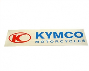 Sticker (sticker) 111x27mm transparant - Kymco-Agility 125 City KL25BA / Agility 125 KN25SA / Meteorit (ATU)-KB 50