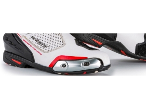 Stivali (stivali) moto Racing Unisex Seventy modello SD-BR1 colore: bianco/rosso - Bianco/rosso, 46