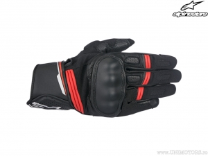 Street Motorcycle Gloves Booster (black/red) - Alpinestars