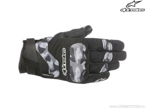 Street Motorcycle Gloves C-30 Drystar (Black Camouflage) - Alpinestars