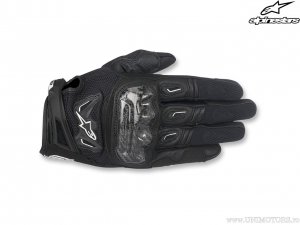 Street motorcycle gloves SMX-2 Air Carbon v2 Leather (black) - Alpinestars