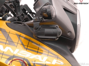 Suport far ceata set - culoare: negru - Honda XL700V Transalp ('07-) - SW-Motech