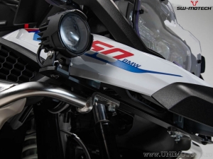 Suport far ceata set - otel - culoare: negru - BMW R 1200 GS ('12-'18) / R 1250 GS ('18-) - SW-Motech