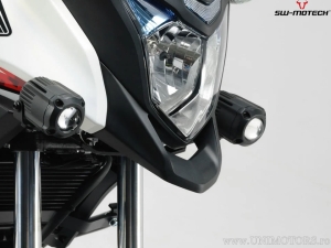 Suport far ceata set - otel - culoare: negru - Honda CB500X ('13-) - SW-Motech