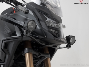 Suport far ceata set - otel - culoare: negru - Honda CB500X ('18-) / NX500 ('23-) - SW-Motech