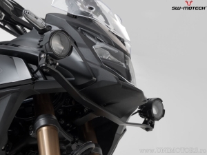 Suport far ceata set - otel - culoare: negru - Honda CB500X ('18-) / NX500 ('23-) - SW-Motech