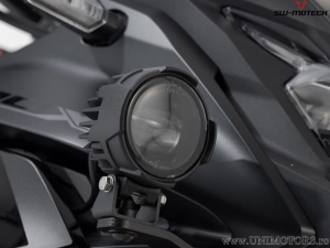 Suport far ceata set - otel - culoare: negru - Honda CB500X ('18-) / NX500 ('23-) - SW-Motech