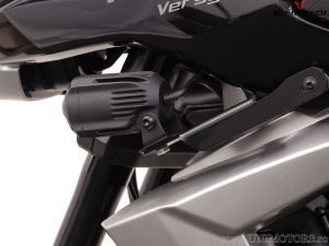 Suport far ceata set - otel - culoare: negru - Kawasaki Versys 650 ('09-'14) - SW-Motech