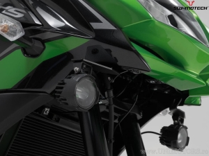 Suport far ceata set - otel - culoare: negru - Kawasaki Versys 650 ('14-'21) - SW-Motech