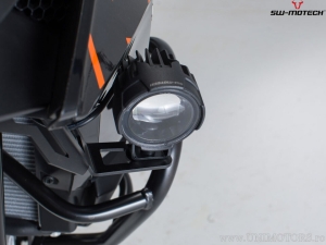 Suport far ceata set - otel - culoare: negru - KTM 1050/1090 Adv. / 1190 Adv./R - SW-Motech