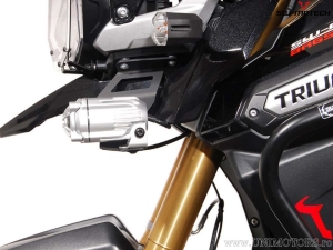 Suport far ceata set - otel - culoare: negru - Triumph Tiger 1200 Explorer ('12-) - SW-Motech