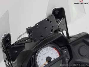 Suport GPS cockpit cu QUICK-LOCK si culoare neagra - Kawasaki Versys 650 ('14-'21) - SW-Motech