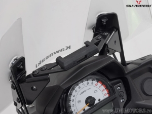 Suport GPS cockpit cu QUICK-LOCK si culoare neagra - Kawasaki Versys 650 ('14-'21) - SW-Motech