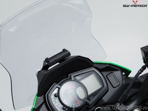 Suport GPS cockpit cu QUICK-LOCK si culoare neagra - Kawasaki Versys-X300 ABS ('16-) - SW-Motech