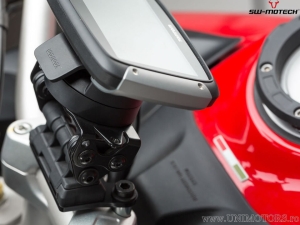 Suport GPS ghidon cu QUICK-LOCK si culoare neagra - Ducati Multistrada 1200 / 950 / 1260 / V2 - SW-Motech