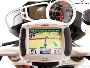 Suport GPS ghidon cu QUICK-LOCK si culoare neagra - Triumph Speed Triple 1050 ('10-) - SW-Motech