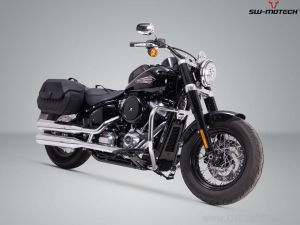 Suport stanga SLH pentru geanta laterala LH1 - Harley-Davidson Street Bob / Slim / Standard - SW-Motech