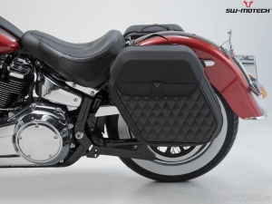 Suport stanga SLH pentru geanta laterala LH2 - Harley-Davidson Softail Deluxe ('17-) - SW-Motech