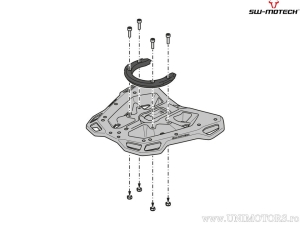 Suport topcase ADVENTURE-RACK - material: aluminiu - culoare: negru - Benelli TRK 502 X ('18-) - SW-Motech