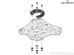 Suport topcase ADVENTURE-RACK - material: aluminiu - culoare: negru - BMW F 650 / 700 / 800 GS - SW-Motech