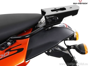 Suport topcase ALU-RACK - material: aluminu - culoare: negru - BMW K 1200 S ('04-'08) / K 1300 S ('08-'15) - SW-Motech