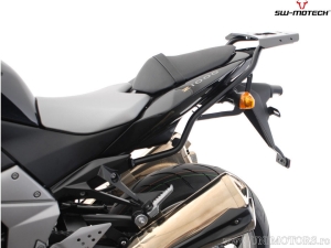 Suport topcase ALU-RACK - material: aluminu - culoare: negru - KAWASAKI Z 1000 ('06-'09) / Z 750 ('06-'12) - SW-Motech