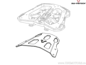 Suport topcase STREET-RACK - material: aluminu - culoare: negru - Honda CB500F ('18-) / CBR500R ('18-) - SW-Motech