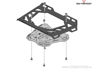 Suport topcase STREET-RACK - material: aluminu - culoare: negru - Triumph Street Triple ('12-'16) / ('19-) - SW-Motech