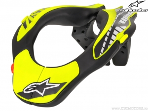 Suporte de enduro / cross para jovens (crianças) - (preto / amarelo) - Alpinestars