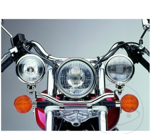 Suporte de farol cromado - Honda VT 125 C Shadow ('99-'08) / VT 125 C Shadow 80 Km/h ('99-'05) / VT 125 C2 Shadow ('00-'02) - JM