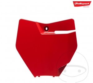 Suporte de número de competição Polisport vermelho - Gas Gas MC 85 19/16 polegadas ('21) - JM