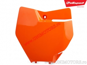 Suporte de número de corrida laranja - KTM SX 125 2T / SX 150 / SX-F 250 ie 4T / SX-F 350 ie 4T / SX-F 450 ie ('16-'18) - Polis