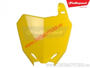 Support de numéro de compétition jaune - Suzuki RM-Z 250 ('10-'18) / RM-Z 450 ('08-'17) - Polisport