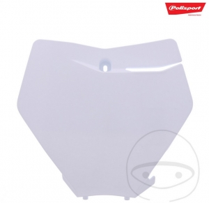 Support de plaque d'immatriculation Polisport blanc - KTM SX 125 ('19-'22) / KTM SX 150 ('19-'22) / KTM SX 250 ('19-'22) - JM